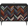 TV staliukas Televizoriaus spintelė OMMEN 69 x 33 x 50,5 cm Juodojo ąžuolo