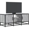 TV staliukas Televizoriaus spintelė, pilka, 100x35x41cm, mediena ir metalas