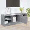 TV staliukas Televizoriaus spintelė, pilka, 102x35,5x36,5cm, mediena