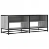 TV staliukas Televizoriaus spintelė, pilka, 120,5x40x46cm, mediena/metalas