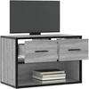 TV staliukas Televizoriaus spintelė, pilka, 60x31x39,5cm, mediena ir metalas