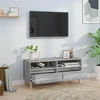TV staliukas Televizoriaus spintelė, pilka ąžuolo, 100x34,5x44,5cm, mediena