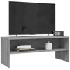 TV staliukas Televizoriaus spintelė, pilka ąžuolo, 100x40x40cm, mediena
