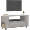 TV staliukas Televizoriaus spintelė, pilka ąžuolo, 102x34,5x43cm, mediena