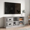 TV staliukas Televizoriaus spintelė, pilka ąžuolo, 102x35,5x47,5cm, mediena