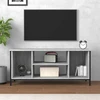 TV staliukas Televizoriaus spintelė, pilka ąžuolo, 102x35x45cm, mediena