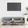 TV staliukas Televizoriaus spintelė, pilka ąžuolo, 122x34x41cm, mediena