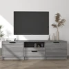 TV staliukas Televizoriaus spintelė, pilka ąžuolo, 140x35x40cm, mediena