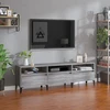 TV staliukas Televizoriaus spintelė, pilka ąžuolo, 150x30x44,5cm, mediena