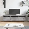 TV staliukas Televizoriaus spintelė, pilka ąžuolo, 150x30x44,5cm, mediena