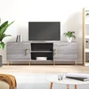 TV staliukas Televizoriaus spintelė, pilka ąžuolo, 150x30x50cm, mediena