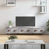 TV staliukas Televizoriaus spintelė, pilka ąžuolo, 150x36x30cm, mediena