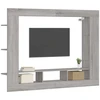TV staliukas Televizoriaus spintelė, pilka ąžuolo, 152x22x113cm, mediena