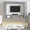 TV staliukas Televizoriaus spintelė, pilka ąžuolo, 152x22x113cm, mediena