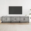 TV staliukas Televizoriaus spintelė, pilka ąžuolo, 180x35x41cm, mediena