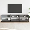 TV staliukas Televizoriaus spintelė, pilka ąžuolo, 180x40x46cm, mediena