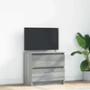 TV staliukas Televizoriaus spintelė, pilka ąžuolo, 60x35x54 cm, mediena