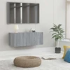 TV staliukas Televizoriaus spintelė, pilka ąžuolo, 80x30x30cm, mediena