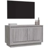 TV staliukas Televizoriaus spintelė, pilka ąžuolo, 80x35x45cm, mediena