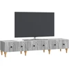 TV staliukas Televizoriaus spintelė Pilka sonoma ąžuolo 147 x 34,5 x 30 cm
