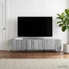 TV staliukas Televizoriaus spintelė Pilka sonoma ąžuolo 147 x 34,5 x 32 cm