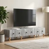 TV staliukas Televizoriaus spintelė Pilka sonoma ąžuolo 147 x 34,5 x 30 cm