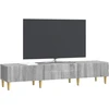 TV staliukas Televizoriaus spintelė Pilka sonoma ąžuolo 147 x 34,5 x 30 cm