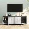 TV staliukas Televizoriaus spintelė, pilkos ąžuolo spalvos, 130x35x50cm, MDP