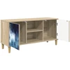 TV staliukas Televizoriaus spintelė RAALTE 102 x 33 x 50 cm Sonoma ąžuolo