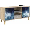 TV staliukas Televizoriaus spintelė RAALTE 102 x 33 x 50 cm Sonoma ąžuolo