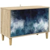 TV staliukas Televizoriaus spintelė RAALTE 69 x 33 x 50 cm Sonoma ąžuolo
