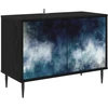 TV staliukas Televizoriaus spintelė RAALTE 69 x 33 x 50,5 cm Juodojo ąžuolo