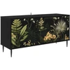 TV staliukas Televizoriaus spintelė RHENEN 102 x 33 x 51 cm Juodojo ąžuolo