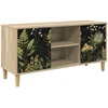 TV staliukas Televizoriaus spintelė RHENEN 102 x 33 x 50 cm Sonoma ąžuolo