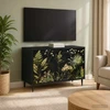 TV staliukas Televizoriaus spintelė RHENEN 69 x 33 x 50,5 cm Juodojo ąžuolo