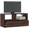 TV staliukas Televizoriaus spintelė, ruda, 80x31x39,5cm, mediena/metalas