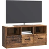 TV staliukas Televizoriaus spintelė Sendintos medienos 102 x 34,5 x 47 cm