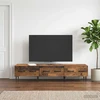 TV staliukas Televizoriaus spintelė Sendintos medienos 147 x 34,5 x 30 cm