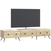 TV staliukas Televizoriaus spintelė Sonoma ąžuolas 147 x 34,5 x 30 cm