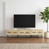 TV staliukas Televizoriaus spintelė Sonoma ąžuolas 147 x 34,5 x 30 cm