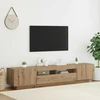 TV staliukas televizoriaus spintelė su LED lemputėmis Artisan ąžuolas