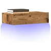 TV staliukas Televizoriaus spintelė su LED, medienos, 60x35x15,5cm