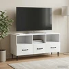 TV staliukas Televizoriaus spintelė su stalčių Balta 102 x 34,5 x 50 cm