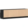 TV staliukas Televizoriaus spintelė su stalčių Juoda 150 x 33.5 x 45 cm
