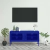 TV staliukas Televizoriaus spintelė, tamsiai mėlyna, 105x35x50cm, plienas
