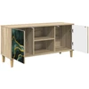 TV staliukas Televizoriaus spintelė WIJHE 102 x 33 x 50 cm Sonoma ąžuolo