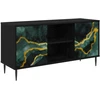 TV staliukas Televizoriaus spintelė WIJHE 102 x 33 x 51 cm Juodojo ąžuolo