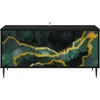 TV staliukas Televizoriaus spintelė WIJHE 102 x 33 x 51 cm Juodojo ąžuolo
