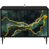 TV staliukas Televizoriaus spintelė WIJHE 69 x 33 x 50,5 cm Juodojo ąžuolo