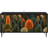 TV staliukas Televizoriaus spintelė ZAANDAM 102 x 33 x 51 cm Juodojo ąžuolo